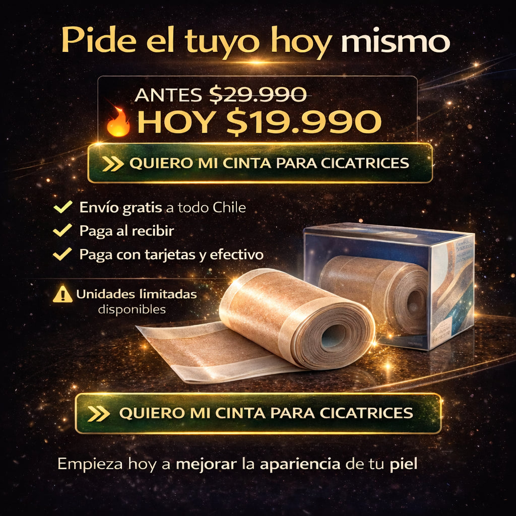 Cinta Cicatrizante Silicona Médica - Piel Perfecta en 4 Semanas